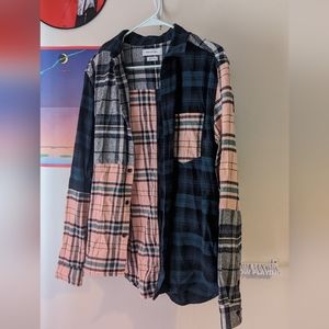 Urban outfitters flannel multi color